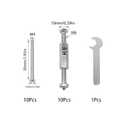 10Pcs 86 Type Wall Box Repair Tool Electrical Light Switch Socket Junction Stash Bottom Boxes Repairer Cassette Embedded Installation Maintenance Support Rod