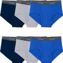Fruit of the Loom Men's Cotton Briefs, Tag Free & Moisture Wicking, Assorted Color Multipacks (X-Large, 6 Pack - Assorted Colors)