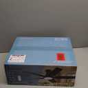 POCHFAN 42 Inch White Ceiling Fans with Lights and Remote, Flush Mount Low Profile Ceiling Fan for Bedroom, Living Room, Patio, Dimmable 6 Speeds Noiseless Reversible, ETL Listed