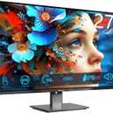 Touchscreen Monitor 27" 2K 100Hz Gaming Monitor, QHD 2560x1440 IPS PC Monitors, 10-Point Touch Screen Computer Monitors, with USB C HDMI DP Ports, Built-in Speakers