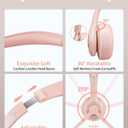 JIAMQISHI Wireless Headset with AI Noise Cancelling Microphone Bluetooth Headset - Bluetooth V5.2 Headphones with USB Dongle & Mic Mute for Computer/Laptop/PC/iPhone/Android/Cell Phones (Pink)