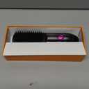 Go Brush Pro 2026, Portable Straightener Brushs for Travel, with LCD Temperature Display, Fast Heating Cordless Mini Hair Brushs (Black)