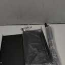 Towel Rack for Bathroom, Wall Mounted Vertical Rolled Towel Storage Organizer Holder with Shelf, Holds Up 6 Large Bath Sheets, Black Large Size