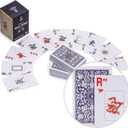 Yellow Mountain Imports American Mah Jongg (Mahjong) Playing Cards, Indigo - 178 Card Set