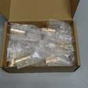 12 Pack 8ml Diamond-Shaped Glass Perfume Bottles with Gold Spray Head Fine Mist Atomizer Portable Cosmetic Liquid Bottles Refillable Fragrance Dispenser (rhombus)