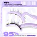 Magnetic Eyelashes with Applicator Natural Look Magnetic Lashes with Applicator Wispy False Lashes with Magnets No Need Glue Reusable Lashes by Lanflower
