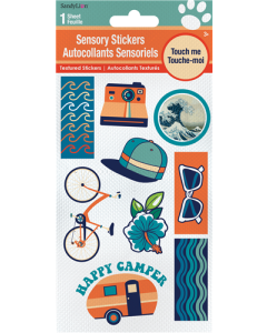 Jacent Stickers Sensory Trends 2 pcs and Big Moods Fall Vinyl Sticker 3 pcs and Window Clings 2 Sheet