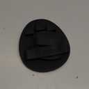 Silicone Body & Face Scrubber Set, 360 Anti-Slip & Hand-fit Silicone Shower Scrubber for Rich Foaming Deep Cleaning, Unique Facial Scrubber with Side-bristles for Contoured Areas (Black)