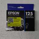 Epson 125 DURABrite Ultra Ink Standard Capacity Black Cartridge (T125120-S) Works with Stylus NX-125, NX-127, NX-130, NX-230, NX-420, NX-530, NX-625, Workforce WF-320, WF-323, WF-325, WF-520