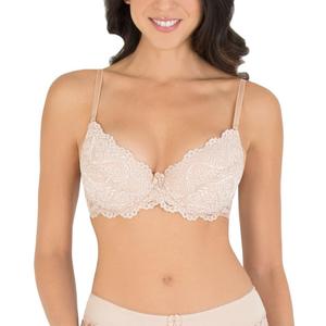 Smart & Sexy Womens Signature Lace Push Up Bra - Perfect for Seeking Effortless Style and Comfort (40C, In the Buff)