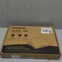 Adjustable Lap Desk - with 6 Adjustable Angles, Detachable Mouse Pad, & Dual Cushions Laptop Stand for Car Laptop Desk, Work Table, Lap Writing Board & Drawing Desk on Sofa or Bed by HUANUO