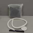 Inflatable Shampoo Basin - Portable Shampoo Bowl, Hair Washing Basin for Bedridden, Disabled,Injured, Hair Wash Tub for Dreadlocks and at Home Sink Washing (Black, 15in Inner)