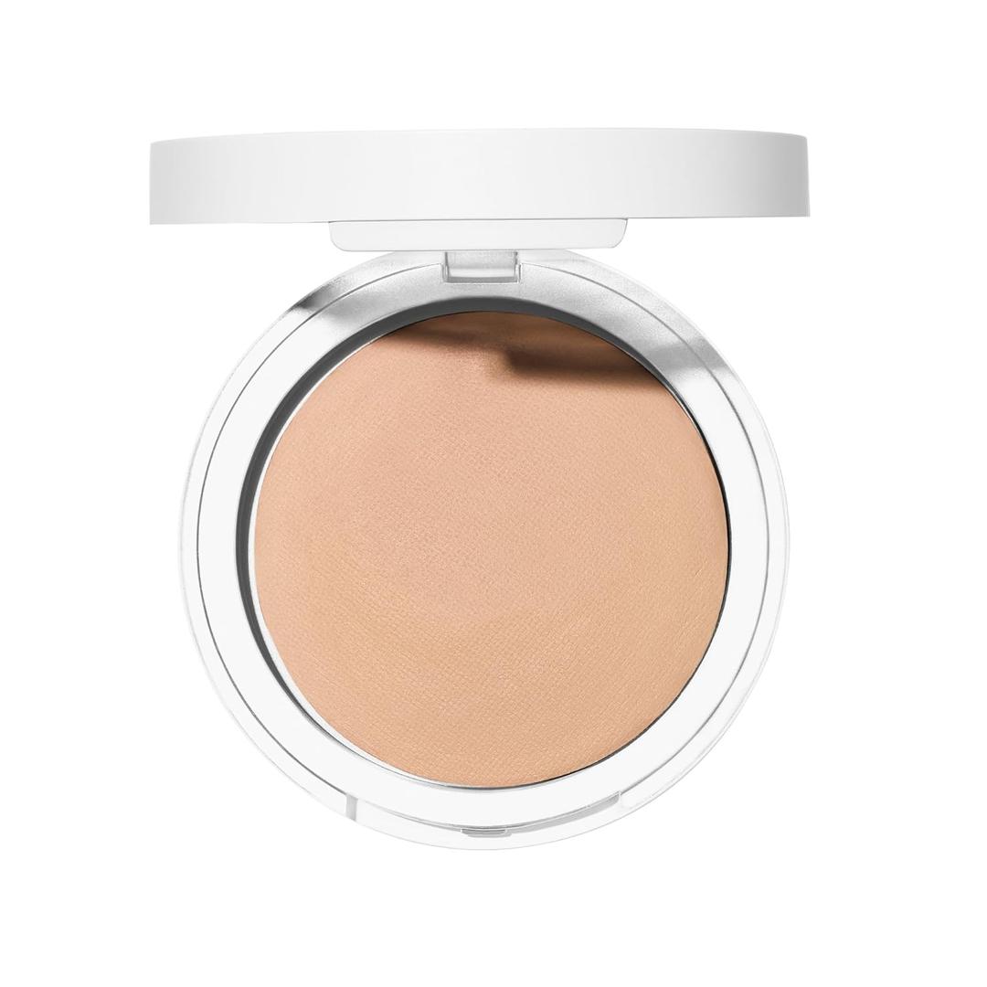 Well People Bio Powder Foundation, Lightweight & Hydrating Foundation For Perfecting & Smoothing Skin, Semi-Matte Finish, Vegan & Cruelty-free, 4N