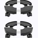 CASIMR Plant Stand with Wheels, 2 Pack Adjustable 15-20" Heavy Duty Plant Caddy with Casters, Indoor Outdoor Large Potted Planter Cart Dolly, Rolling Plant Stand for Flower Pot, 440lb Capacity