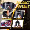 Tallew Dirt Bike Goggles Motorcycle Motocross Riding Racing ATV Goggles for Men Women Power Sport Ski