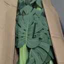 OXLLXO 6.3ft Artificial Monstera Deliciosa Tree (75in) with Plastic Nursery Pot Faux Tree, Fake Tropical Split Leaf Palm Plant for Office House Farmhouse Living Room Home Decor (Indoor/Outdoor)