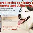 MOOSH All-Natural Dog Shampoo  Gentle for Sensitive Skin. No Sulfates, Preservatives, or Harsh Chemicals. with Bentonite Clay, Argan Oil & Aloe. Hypoallergenic, Biodegradable, 12oz.