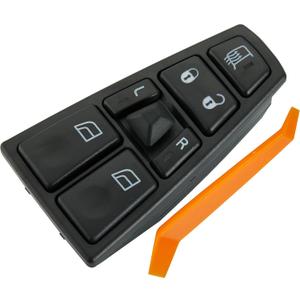 Power Window Switch Fits for Volvo VAH 2011-2015,VHD 2004-2015,VNL 2004-2017,VT 2004-2014,Driver Side Control Door vidrios Master Switch OEM 20752918.18 Pins