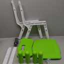 Toddler Chair Kids Chair with Adjustable 3 Levels, Toddler Chairs for Table Adjustable Kid Chairs Suitable for School and Home (Single Child Chair, Fruit Green)