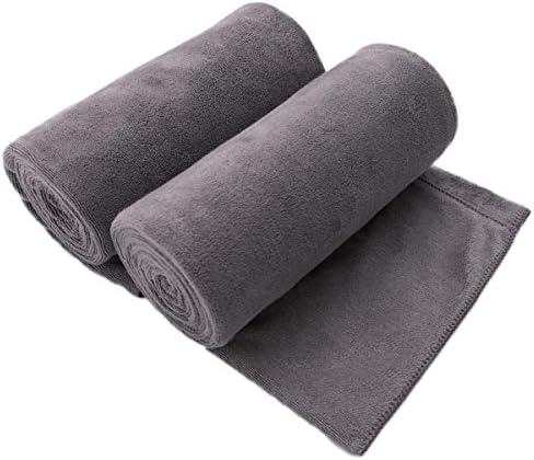 Amazon.com: JML Microfiber Bath Towel 2 Pack(30" x 60"), Oversized Thick Towels, Soft, Super Absorbent and Fast Drying, No Fading Multipurpose Use for Sports, Travel, Fitness, Yoga, 30 in 60 in, Grey Count : Home & Kitchen