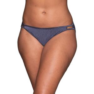 Vanity Fair Women's Illumination String Bikini Panties, Silky Stretch & Satin Trim (8)