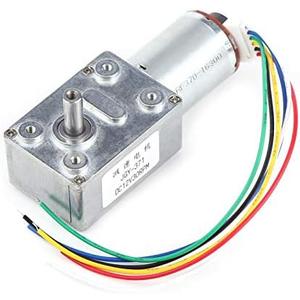 DC 12V high Turbine Gear Motor, with Encoder Strong self-Locking 10/20/30/40 /100 RPM(30RPM)