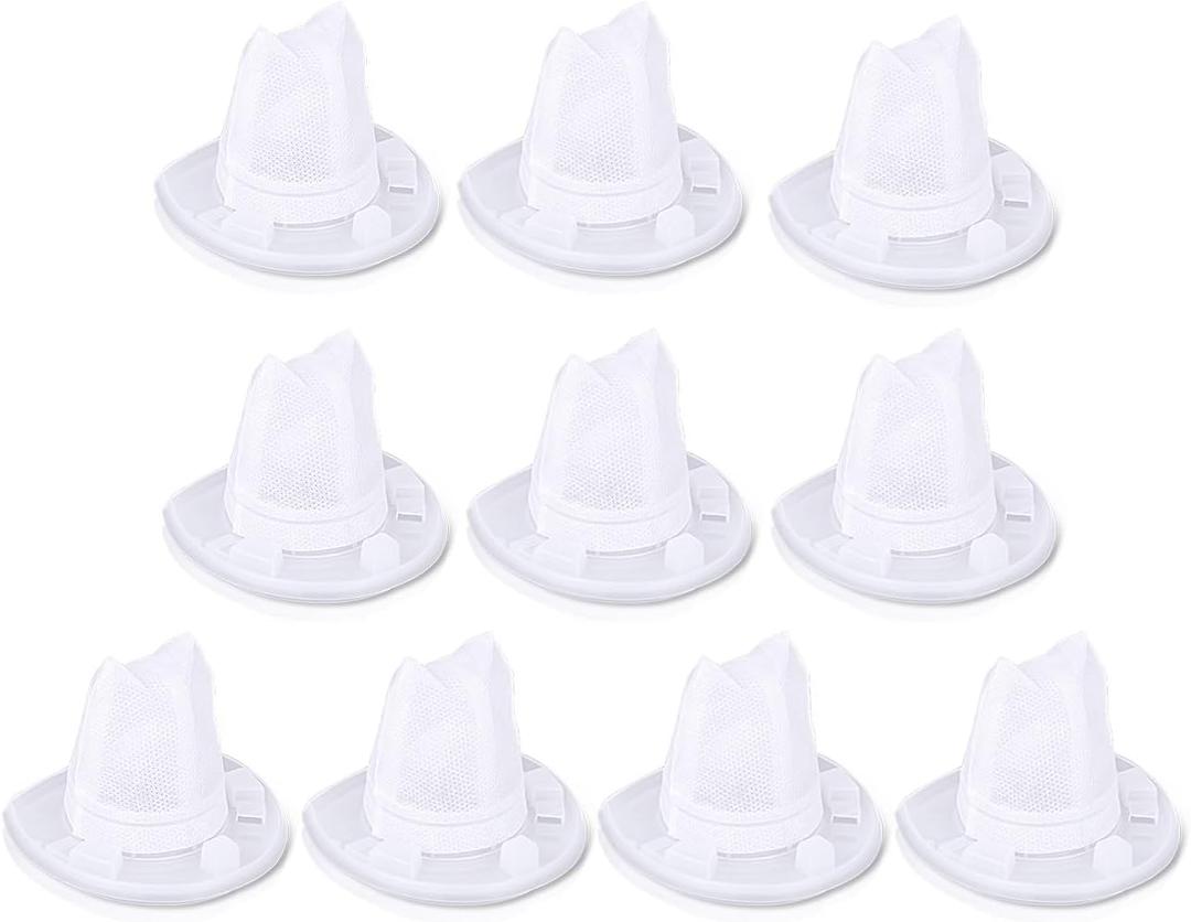 10 Packs VF110 Filters Replacement for Black and Decker Hand Vacuum Filter by Replaces CHV1410L HHVI315JO42 CHV9610 CHV1210 CHV1510 HHVI315JO32 HHVI320JR02 BDH2000L 90558113-01