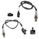 HQPASFY 2Pcs Oxygen Sensors 250-24672 250-25040 Upstream & Downstream Oxygen O2 Sensor Compatible with 2009-2016 Audi A4 Quattro, 2010-2014 A5, 2010-2017 A5 Quattro, 2012-2015 A6, 2011-2017 Q5