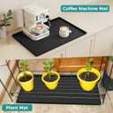 URMONA 22" x 14" Waterproof Silicone Mat in Multiple Sizes & Colors, Under Sink Mat for Kitchen & Bathroom, Pet Food Pad for Dogs & Cats, Kitchen Cabinet Liner, Multi-Purpose for Storage(Beige)