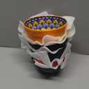 Vancasso 12 Oz Ceramic Small Soup Bowls Set of 6, 4.7 inch Soup Bowls, Colorful Bowls Set for Kitchen, Dishwasher & Microwave Safe- for Cereal, Soup, Oatmeal, Ice Cream, etc