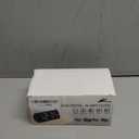 Netzu Digital Alarm Clocks for Bedrooms, Loud Alarm Clock with Dual Alarms, Bold Digits, 5 Dimmers, 4 Volumes, Snooze, Bedside Clock for Deep Sleepers Kids Teens Seniors, Plug in Clock, Easy to Set (Black-blue)