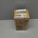 Yarra-Decor Bedside Table Lamp with USB Port - Touch Control for Bedroom Wood 3 Way Dimmable Nightstand Lamp with Round Flaxen Fabric Shade for Living Room, Dorm, Home Office (LED Bulb Included)