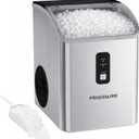 Frigidaire Countertop Crunchy Chewable Nugget Ice Maker, Compact, 33lbs per Day, Metallic Finish