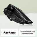 Front Windshield Wrap Corner Trim Engine Hood Hinge Cover Ventilation Panel Wiper Side Trim Compatible with 2017-2023 Compass Repalce 7AA47RXFAA 7AA46RXFAA (Right)