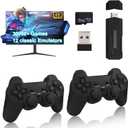 Retro Game Console, pre-Installed with Over 30,000 Games, 4K HDMI Output, Comes with Dual 2.4GHz Wireless Controllers - Easy to Plug and Play