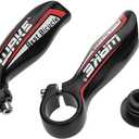 Bicycle Handlebar Ends,1 Pair Aluminum Alloy Mountain Bike Bicycle Handlebar Bar Ends Hand Grip End 22.2mm