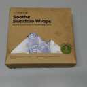 KeaBabies 3-Pack Organic Baby Swaddle Sleep Sacks - Swaddles for Newborns, Infant 0-3 Months, Baby Girls, Boys, Soft & Snug Newborn Sleep Sack, Nursery Swaddling Blankets (Excavation)