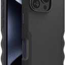 Smartish iPhone 16 Pro Protective Magnetic Case - Gripzilla Compatible with MagSafe [Rugged + Tough] Heavy Duty Armor Slim Cover w/Drop Tested Protection for Apple iPhone 16 Pro - Black Tie Affair