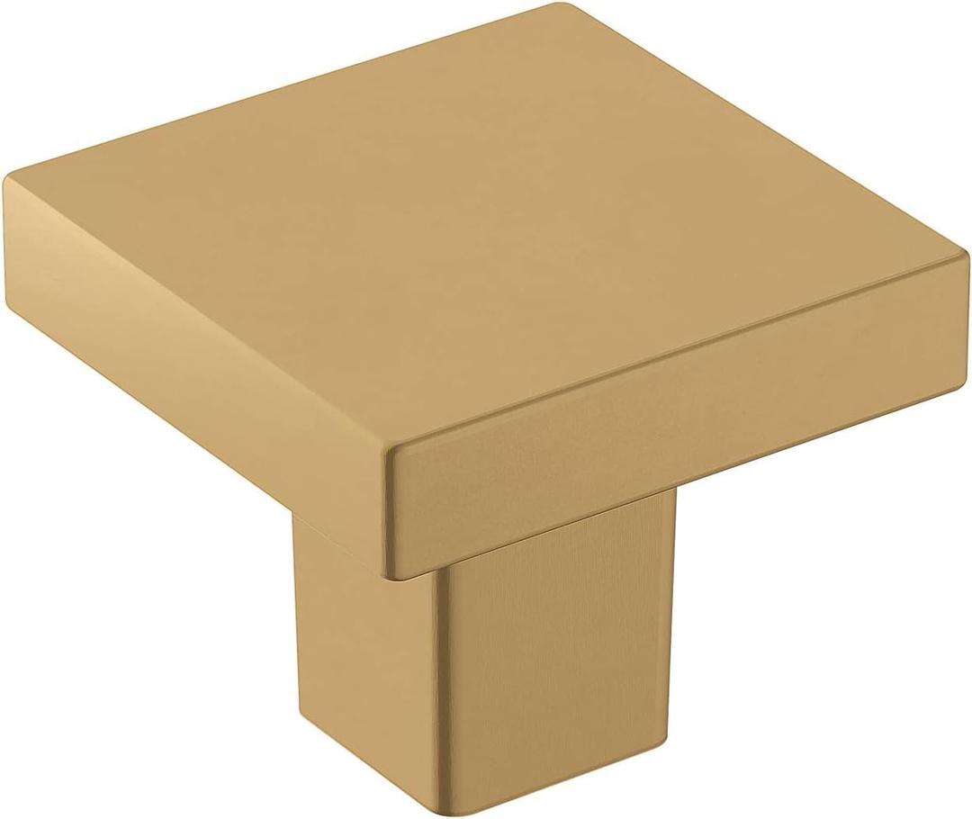 Amerock | Cabinet Knob | Champagne Bronze | 1-3/16 inch (30 mm) Length | Monument | 1 Pack | Drawer Knob | Cabinet Hardware