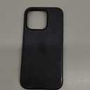 Apple iPhone 15 Pro Silicone Case with MagSafe: Lightweight Phone Case, Wireless Charging Compatible, Smooth Matte Finish; Black