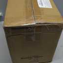 Black Bathroom Accessories Set with Small Trash Can 3 Liter/0.8 Gallon,Toothbrush Holder,Soap Dispenser,Vanity Tray,Toilet Brush and Holder Black 5pcs