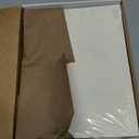 Hamilco Linen Textured Cardstock Paper 8 1/2 x 11" Blank Thick Heavy Weight 80 lb Cover Card Stock for Printer - 50 Pack (Natural)