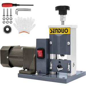 Automatic Wire Stripper Machine,25W 0.04" - 0.79" Electric Wire Stripping Machine,with Free Replacement Blades,Portable cable stripper for Scrap Copper Wire Cable Recycling