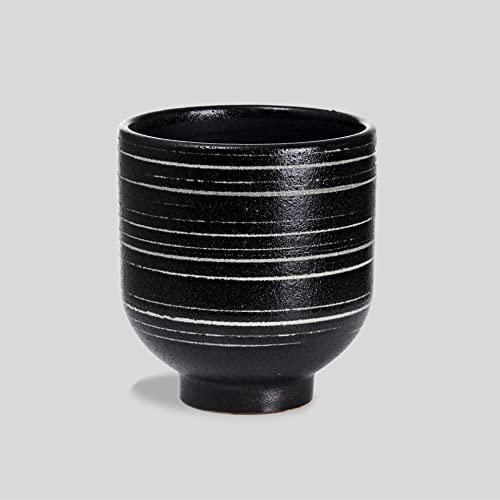 HERDUK Ceramic Pots with Drainage Hole, Indoor Outdoor Planters, 6.7 Inch Flower Pots for Cactus, Aloe Vera, Fern