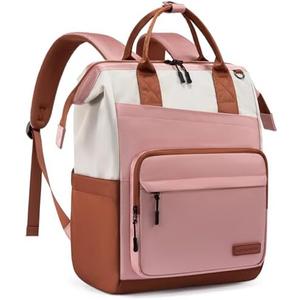 LOVEVOOK Laptop Backpack for Women, 17 Inch Travel Backpack for Work College Business, Water Resistant Teacher Nurse Bag with Large Capacity, School Bookbag Bags Cute Daypack for Woman Girls