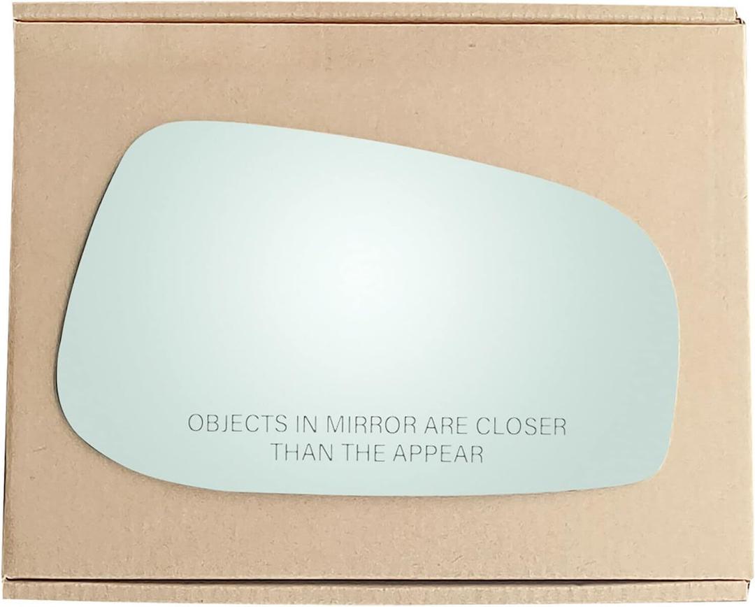 Mirror Glass fit for 2004 2005 2006 Volvo S60 S80 V70 Passenger Right Side RH Non Heated With Adhesives