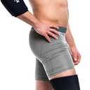 FreezeSleeve Ice and Heat Therapy Sleeve | Reusable Ice Pack Flexible Gel Compression Sleeve for Pain Relief and Recovery of Elbow Knee Ankle Leg Wrist Injuries | Black X Large