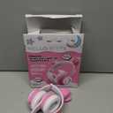 Hello Kitty Wireless Bluetooth Light-Up Headphones with Built-in Microphone, Foldable Design, Adjustable Headband, 8 Hours Playtime, LED Kitty Earcups, for Kids & Adults (Pink)