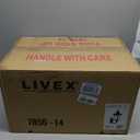 Livex Lighting 7856-14 Oxford 3-Light Outdoor Wall Lantern, 22" x 11" x 22", Black