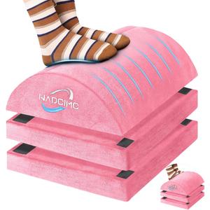 Foot Rest for Under Desk at Work, Warmer Feet Pocket Footrest,Foot Stool with Washable Cover,Comfortable Footrest with 3 Adjustable Heights, for Office Gaming Chair, for Leg Support, XL(18IN)